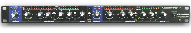 Dual Channel Compressor/Limiter with Gate